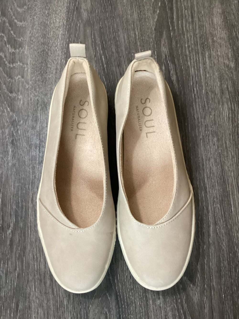 Soul Naturalizer Beige Slip-On Flats Size 7